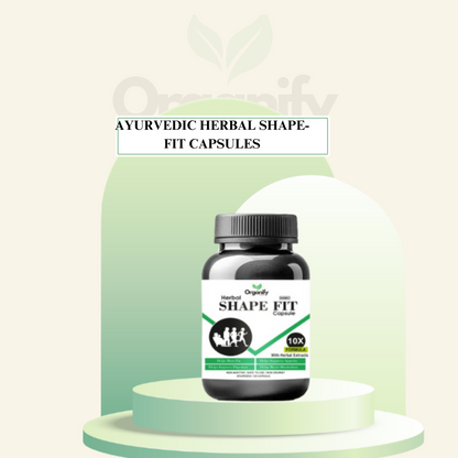 Organify Herbal Shape In Fit - Weight loss Capsules with Ayurvedic (60 Capsules)