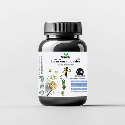 Organify Herbal Lean Cure Powder - Weight loss powder with Ayurvedic (2 Scoop Per Day)